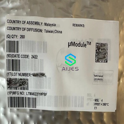 LTM4622IY#PBF DC-DC稳压器 封装： BGA-25