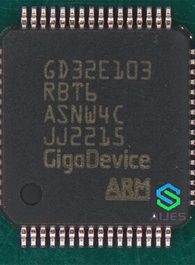 GD32E103RBT6 微控制器(MCU) 封装： LQFP-64