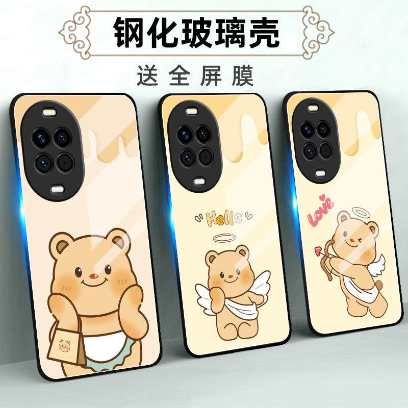 适用华为Nova14玻璃手机壳Pro保护套Ultra全包nova活力版防摔软定制薄硅胶黄油小熊男液态网红创意直边简约时,3C数码配件,手机保护套/壳,淘宝优惠券,粉丝福利购,淘宝优惠卷