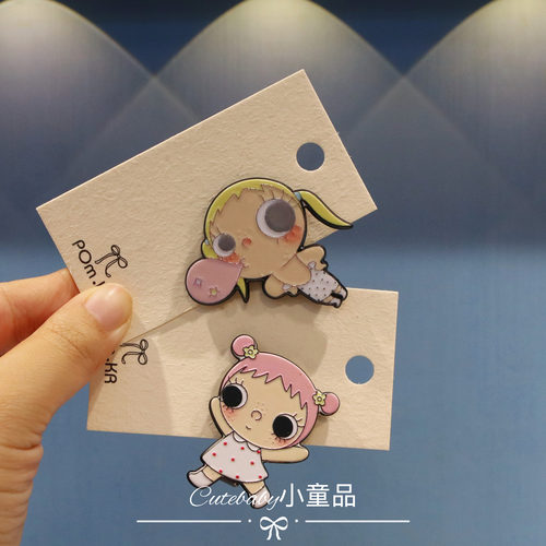 韩系可爱小玉发夹树脂材质