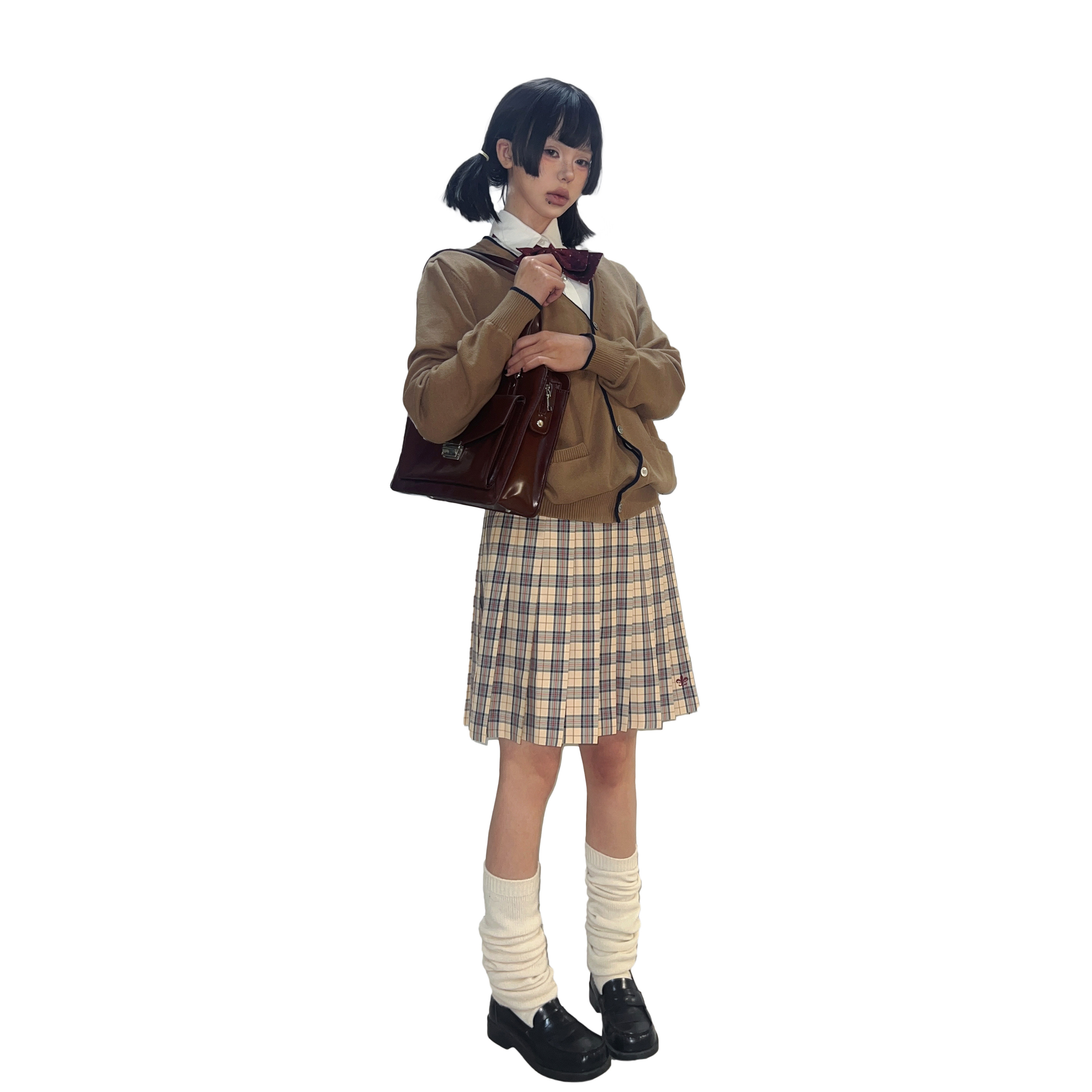 【柏林诗】樱子酱原创JK制服校供感秋冬jk格裙小格子春夏半身裙