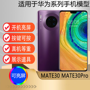 驰李适用于华为MATE30手机模型 mate30pro仿真机模柜台展示可亮屏5G版