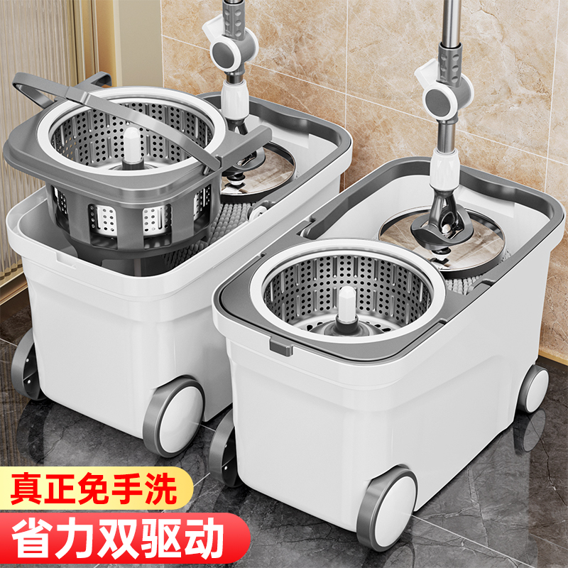 旋转拖把家用2024新款懒人