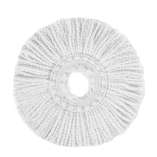 拖把头大部分通用旋转拖把配头墩布头圆拖把纤维布替换头杆盘配件