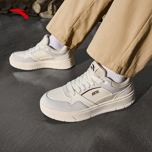 安踏轻风丨街头板鞋男冬季新款