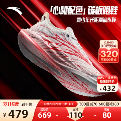 安踏马拉松碳板竞速专业男跑步鞋