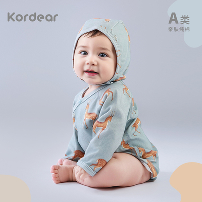 纯棉衣服Kordear哈衣考拉春季