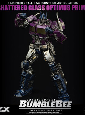 threezero3A 变形金刚镜像紫色小比例擎天柱 DLX镜面模型手办玩具