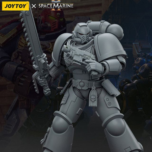 JOYTOY暗源战锤星际战士仲裁者灰模装备库特别版可动兵人涂装手办
