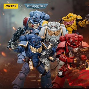 JOYTOY暗源极限战士太空野狼圣血天使仲裁者五款1:18兵人手办礼物