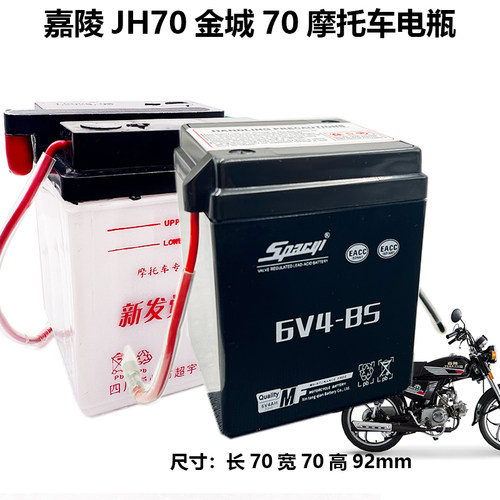 摩托车电瓶6V/4Ah免维护