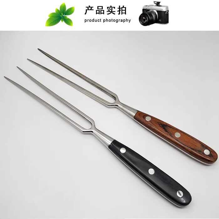 出口品质不锈钢大号烧烤叉子烤肉叉牛排叉猪肉叉铁板烧叉 肉叉子