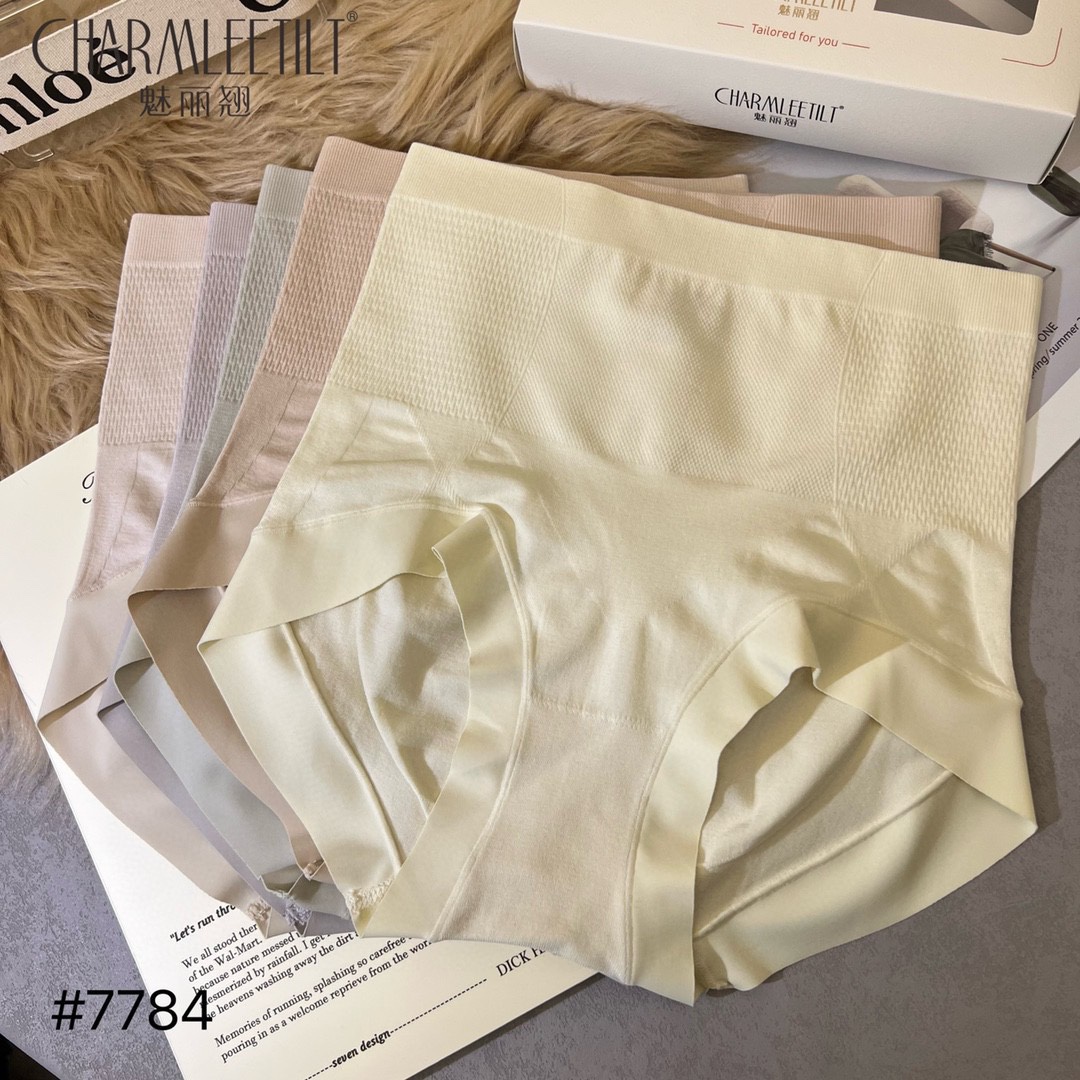 魅丽翘7784高腰内裤女士全棉抑菌收腹提臀收小肚子女生三角短裤头