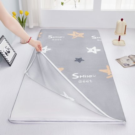 学生宿舍0.9m床罩1米单人床棕垫套上下铺床垫套家用1.5双人床褥套