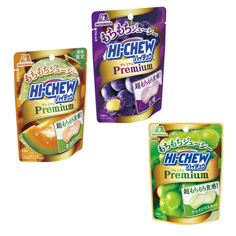 日本 森永北海道蜜瓜青提巨峰味软糖32g