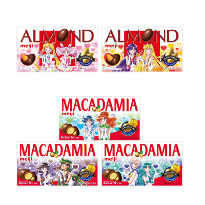 日本 meiji明治杏仁坚果巧克力联名美少女战士限定版