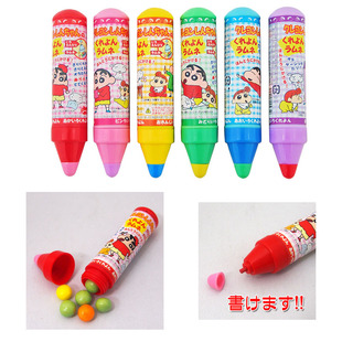 日本进口猎户座orionstar蜡笔小新糖果画笔多款颜色