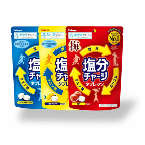 日本 kabaya盐片盐柠檬梅子味81g