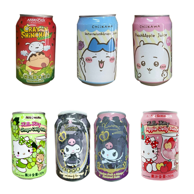 台湾 三丽鸥凯蒂猫库洛米美乐蒂果汁汽水饮料