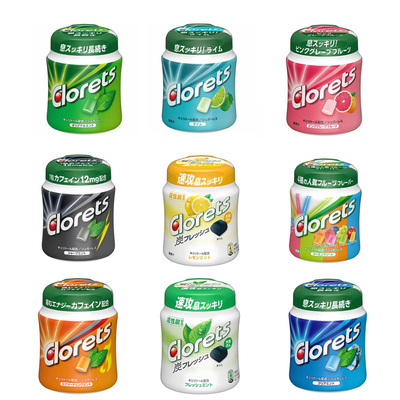 clorets薄荷水果味口香糖