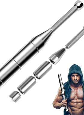 可调节棒铃实心纯钢健身器材男士力量训练印度棒哑铃Macebell