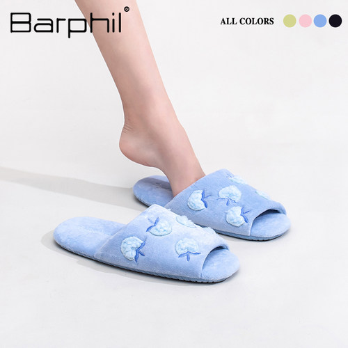 【99%抑菌】Barphil拖鞋女款2026新款秋季室内家居静音防滑棉拖鞋