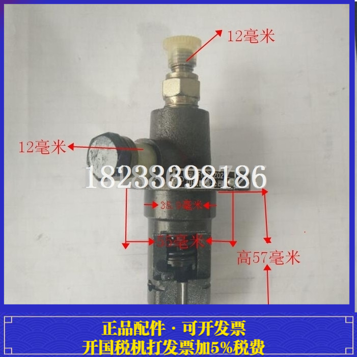 常州单缸柴油机配件喷油泵总成