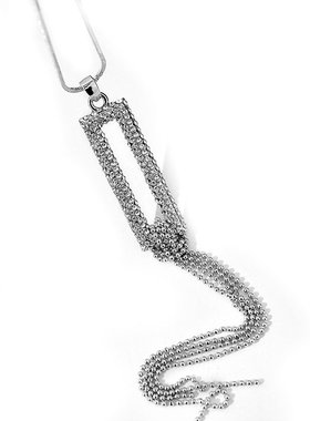 流苏长款百搭韩国挂件毛衣链