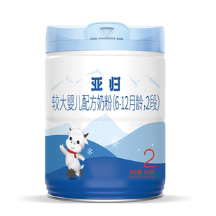 燎原（LIAOYUAN） 亚归 较大婴儿配方奶粉2段6-12个月 800g/罐