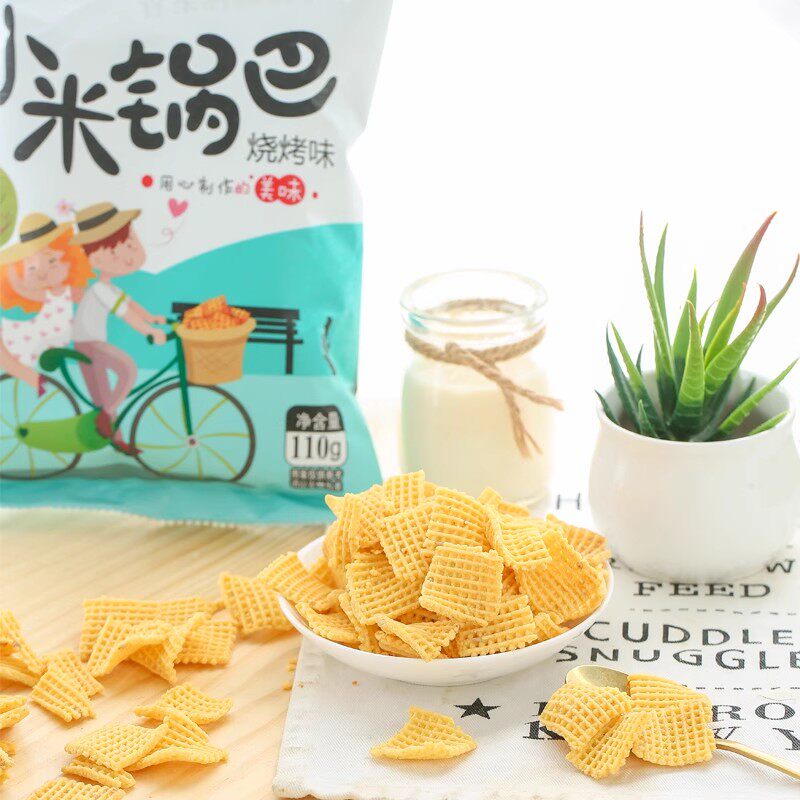 三味奇小米锅巴孕妇特产健康零食小吃孕期解馋无添加特产休闲食品