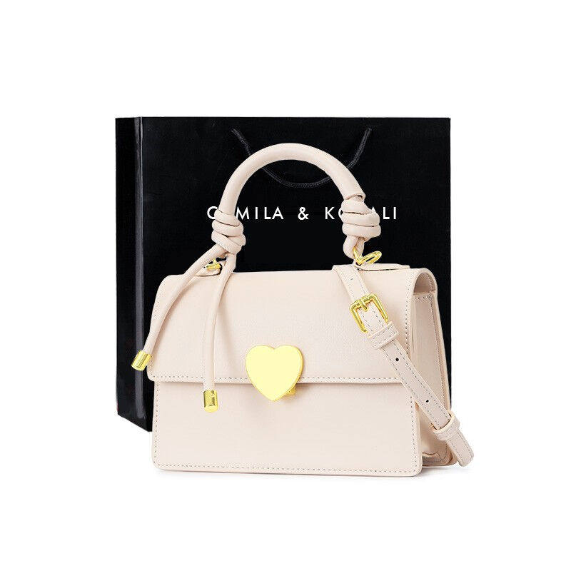 camila&korali品牌2021新款包包女包单肩斜挎手提爱心包小包女士