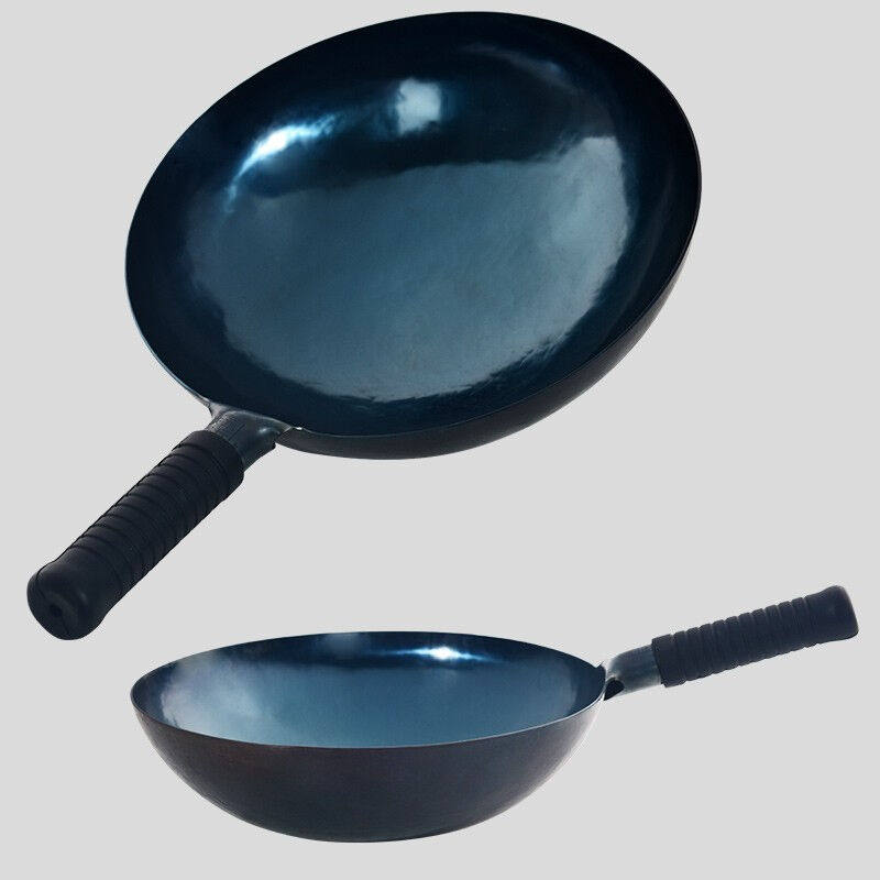 禾呈炒锅章丘手工铁锅无涂层不粘锅传统老式烹饪锅具燃气明火炒菜使用感如何?