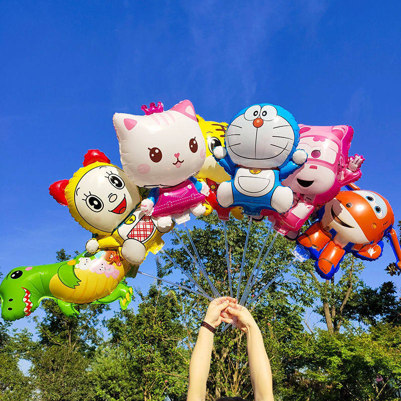 雅维度(yaweidu)儿童气球卡通动漫氦气球飘空气球路边球铝膜气