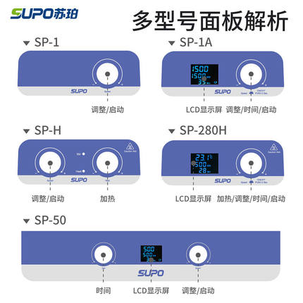 苏珀数显恒温加热磁力搅拌器实验室用小型恒温加热搅拌机高精度大