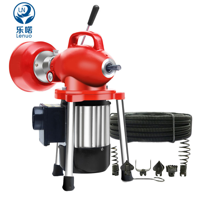 乐喏电动管道疏通机下水道疏通器通厨房厕所马桶疏通工具GQ-180专