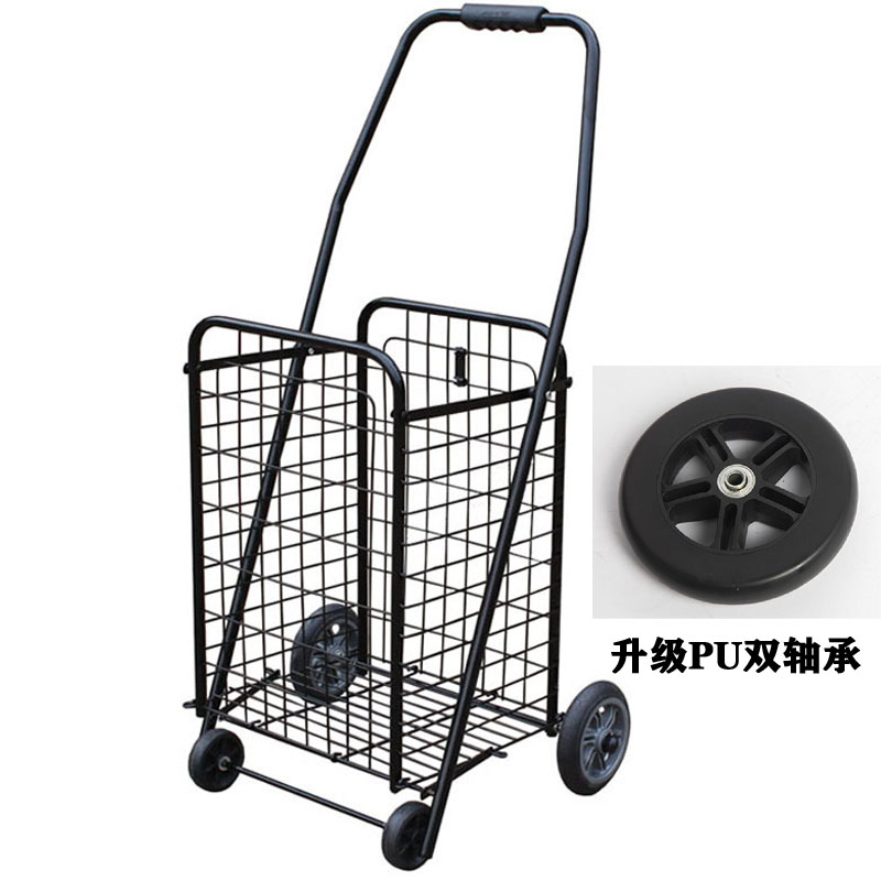 折叠买菜车购物车小拖车手拉车便携老人手推车超市菜篮家用拖托车