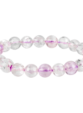 天然冰种散珠水晶手链