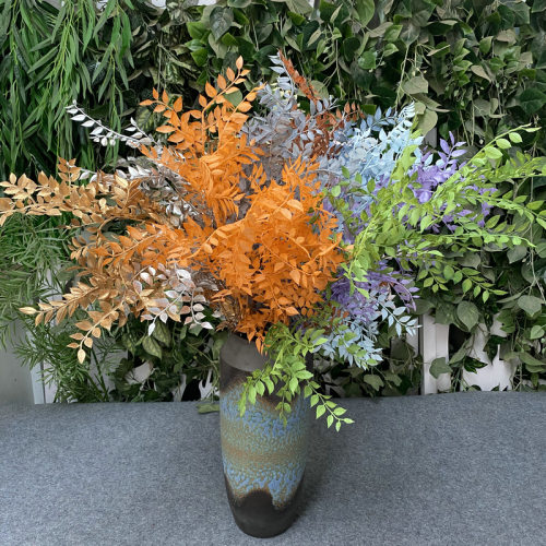 婚庆装饰塑料花檀叶吊顶排花批发