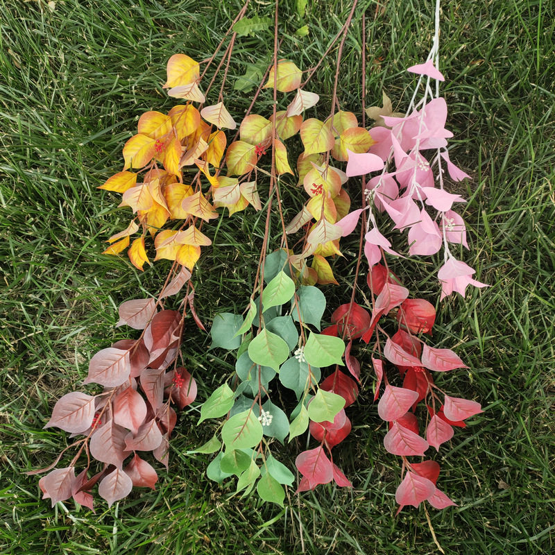 婚庆装饰菩提叶婚礼景观装饰花艺