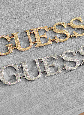 欧美日韩手饰女多个字母无镶嵌简约镀金手链男女通款气质手环手镯