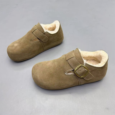 真皮女鞋内增高加绒保暖雪地靴女