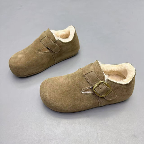 真皮女鞋内增高加绒保暖雪地靴女