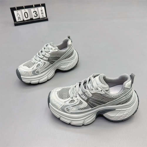 真皮女鞋韩版厚底增高爱拍老爹鞋