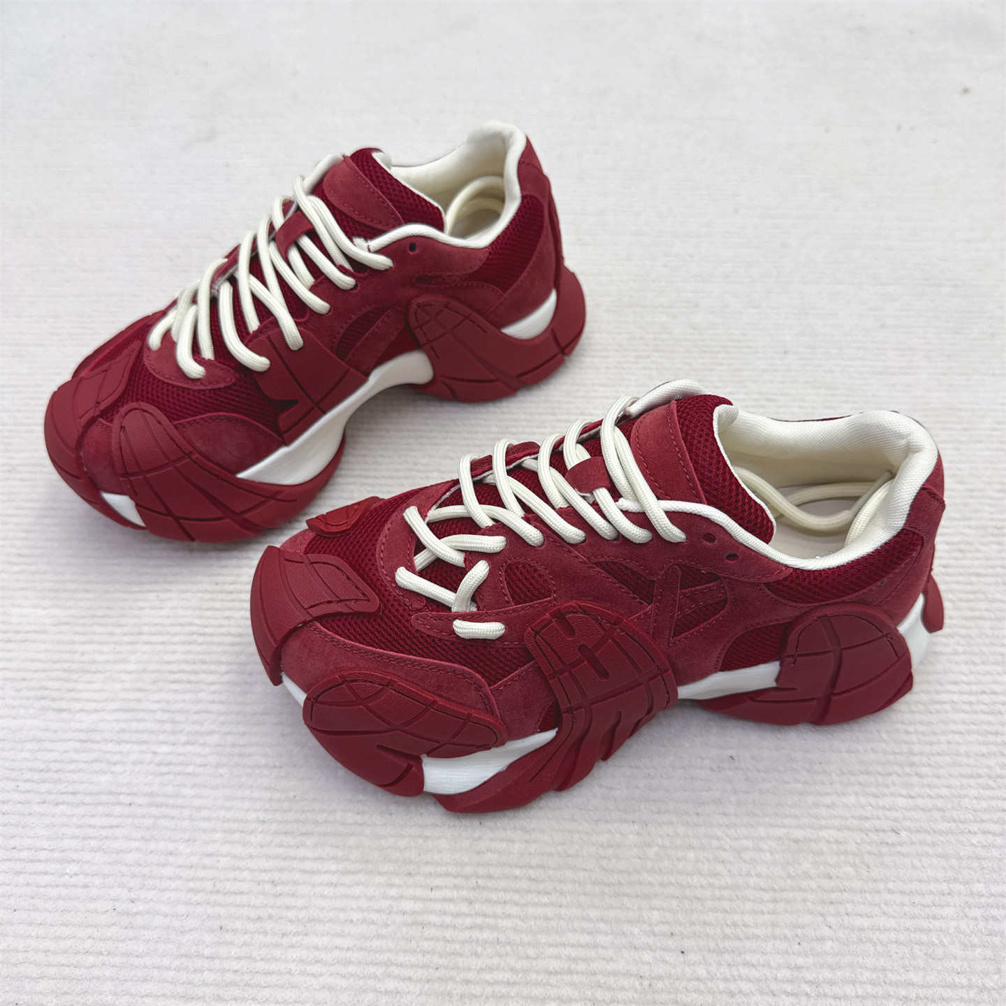 真皮女鞋厚底八爪鱼丑萌老爹鞋2026春新款小众系带跑步运动休闲鞋,女鞋,老爹鞋,淘宝优惠券,粉丝福利购,淘宝优惠卷