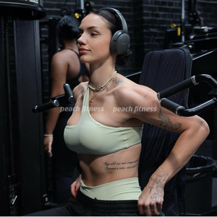 DFYNE健身LANYI运动文胸定制新品抹胸内衣带胸垫挂脖美背瑜伽背心