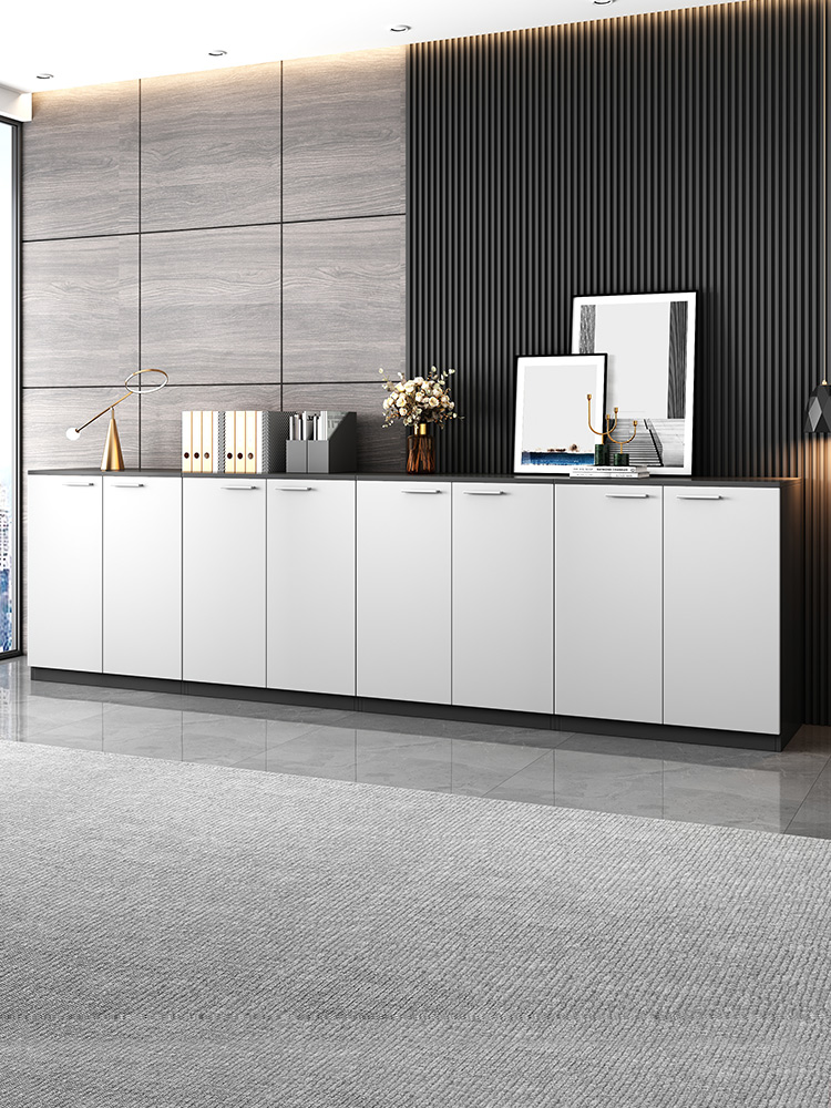 办公家具档案柜书柜矮柜办公柜子资料柜茶水柜木质办公文件柜带锁