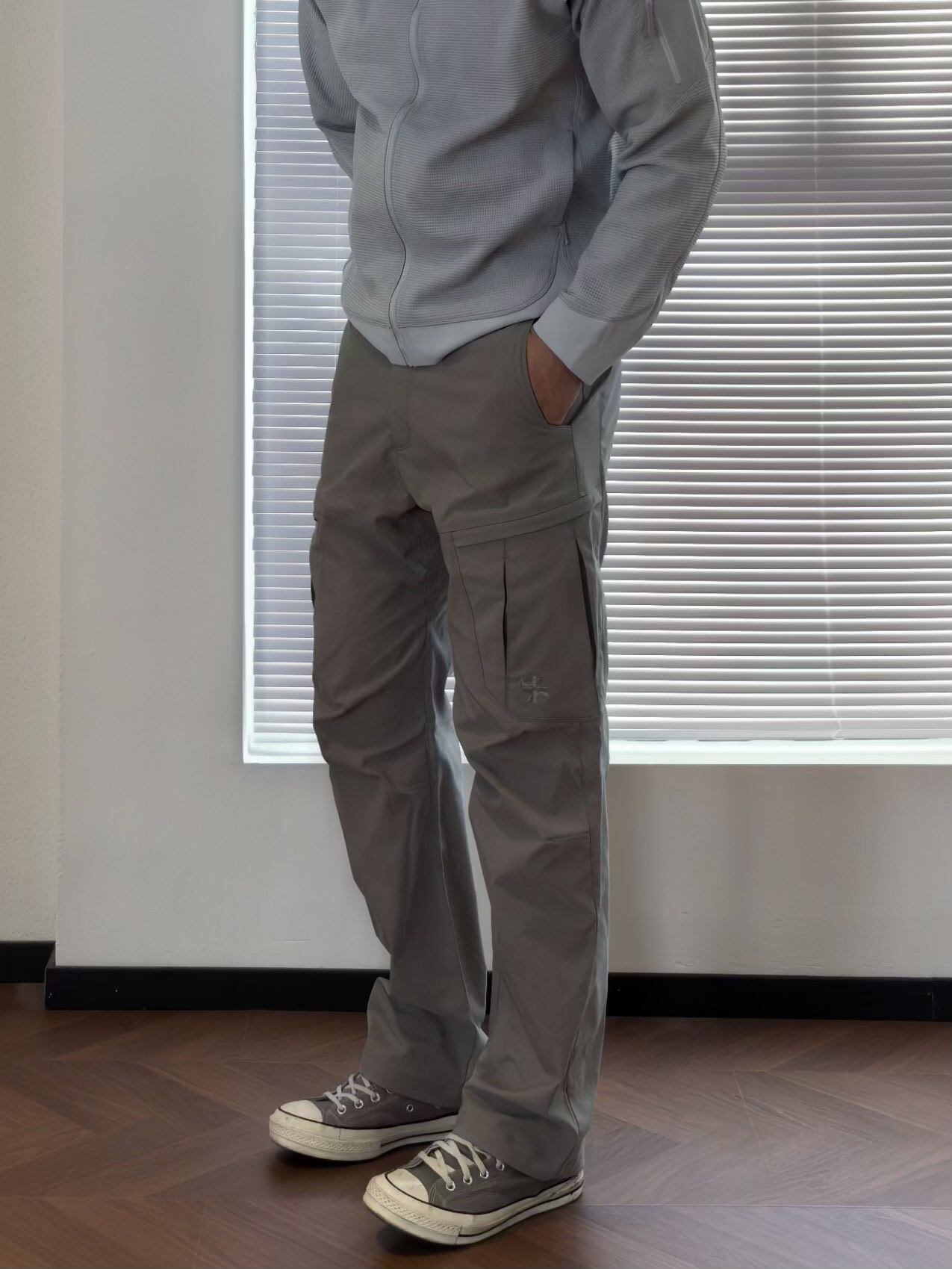 【卡秋山】索隆cargo多口袋工装裤休闲运动直筒长裤百搭弹力裤男