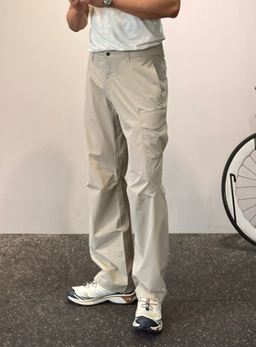 【卡秋山】壁垒Rampart春秋加绒弹力透气直筒口袋户外休闲长裤男