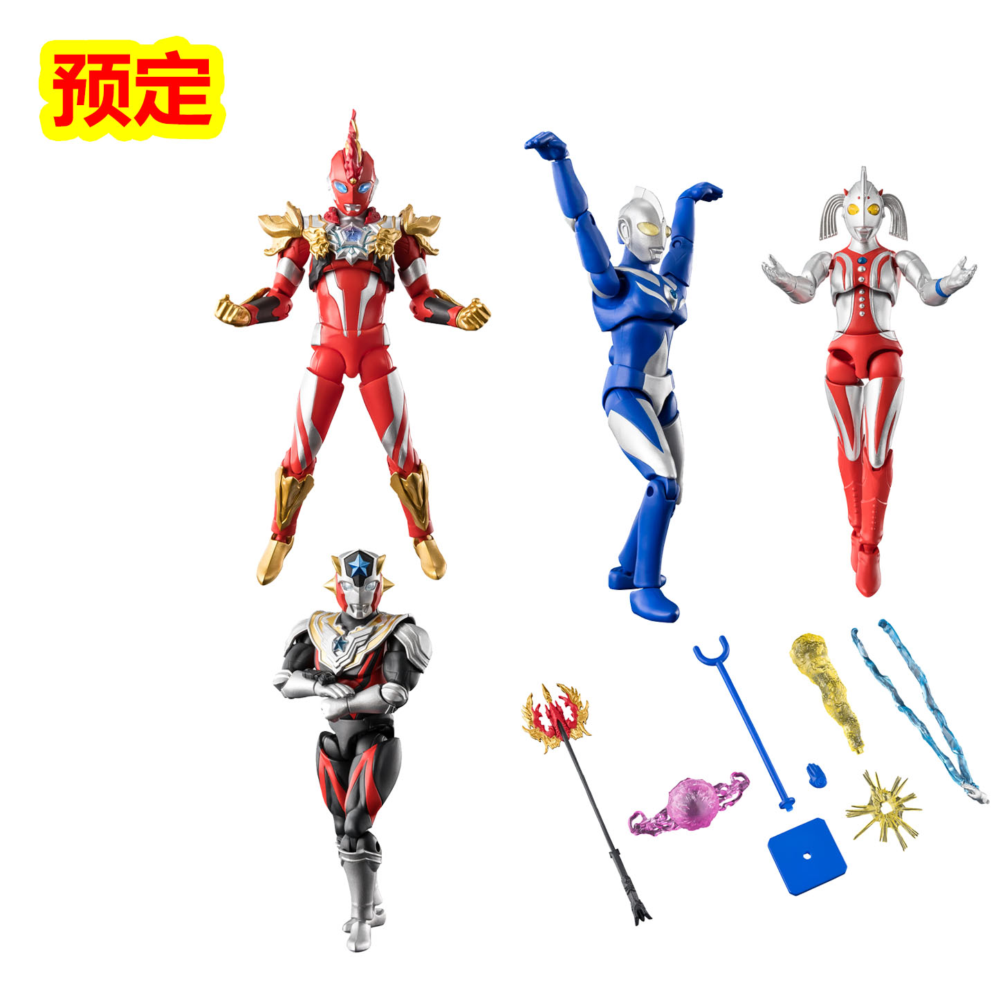 预定万代 食玩 奥特曼 超动a 14奥米加 高斯 泰坦斯 超人妈妈