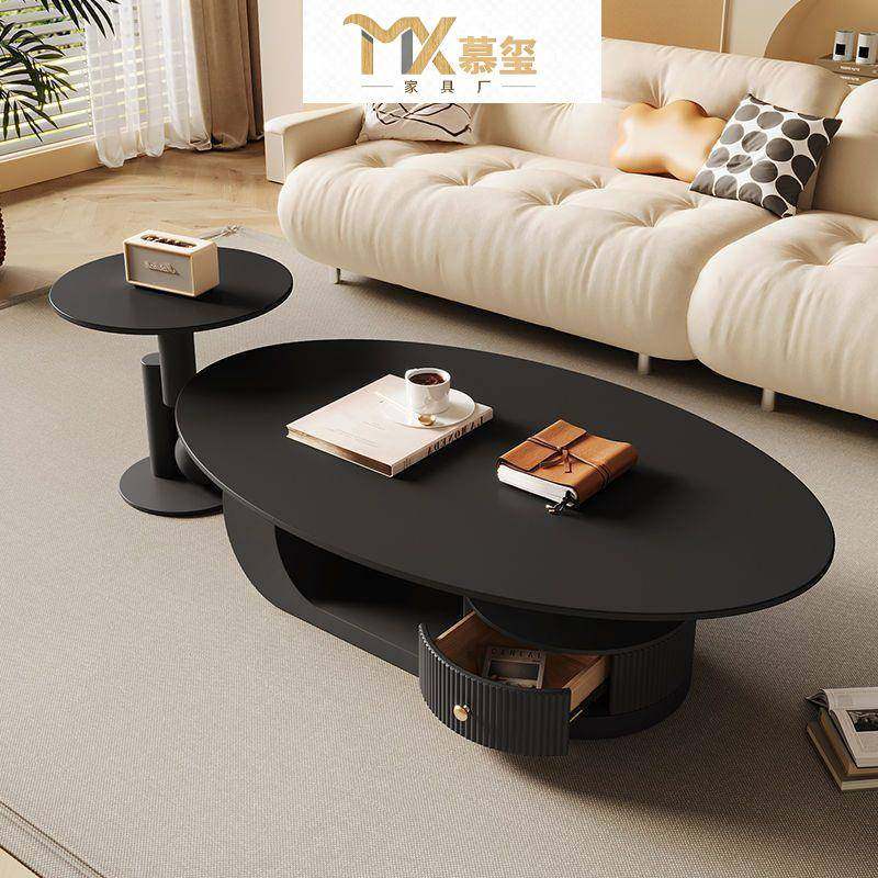 奶油风岩板椭圆形茶几客厅铁艺茶几小户型新款网红茶桌边几套装,标准件/零部件/工业耗材,其他五金件,淘宝优惠券,粉丝福利购,淘宝优惠卷